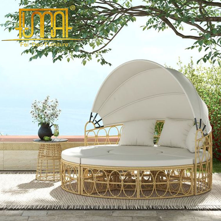 Outdoor Sofa with Canopy