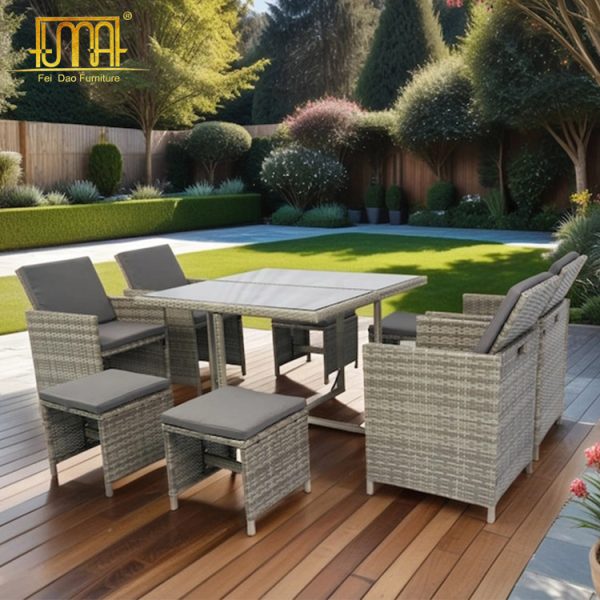 Rattan Garden Dining Set