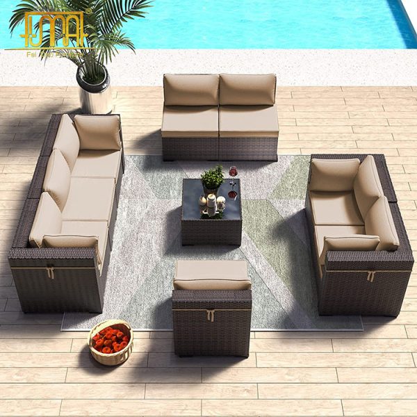 Rattan Corner Set