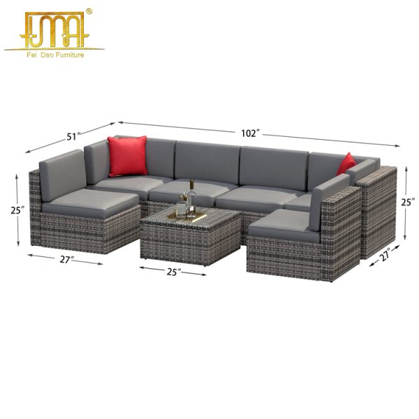 Rattan Sofa Set Outdoor