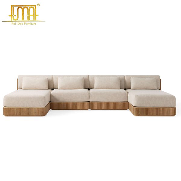 Double Chaise Sectional Sofa