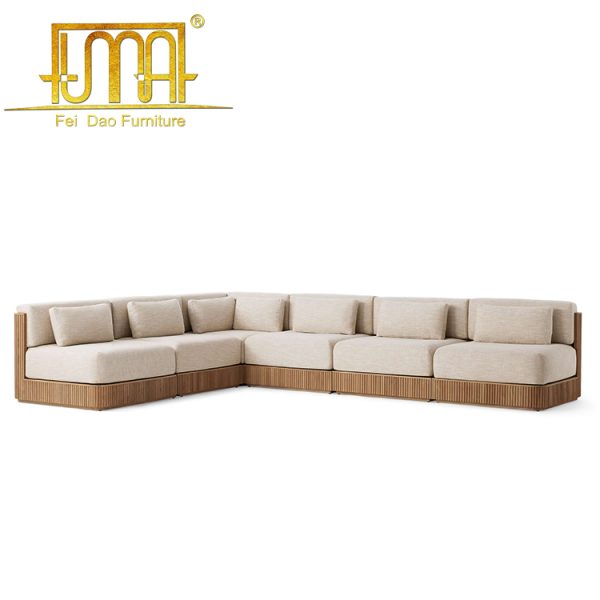 Teak Corner Sofa