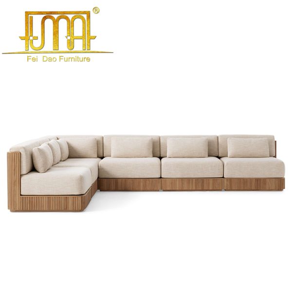 Teak Corner Sofa