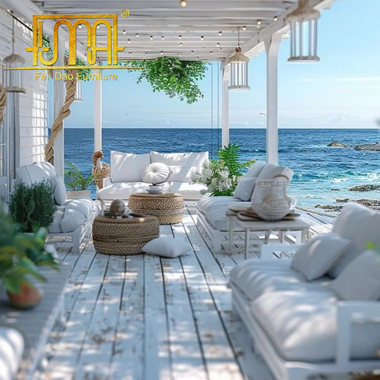 Chic Modern Beach House Patio