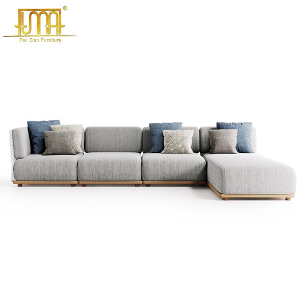 Teak Outdoor Corner Sofa