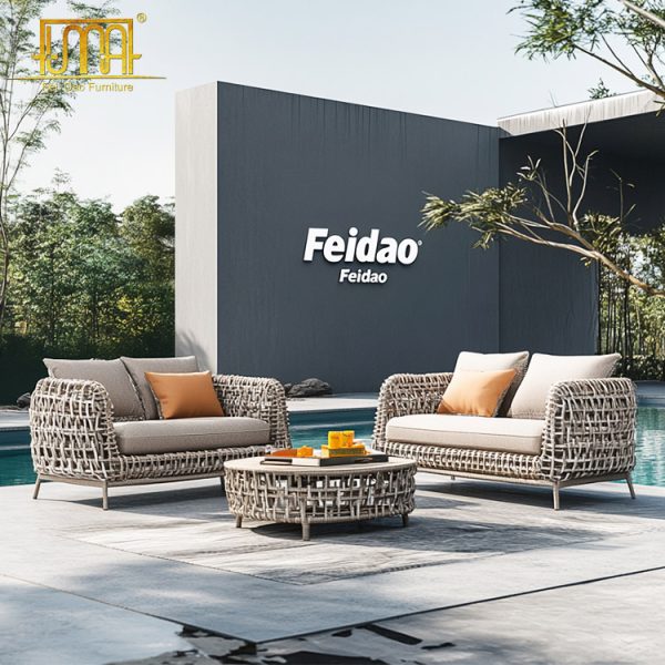 Wicker Outdoor Sectional Sofa