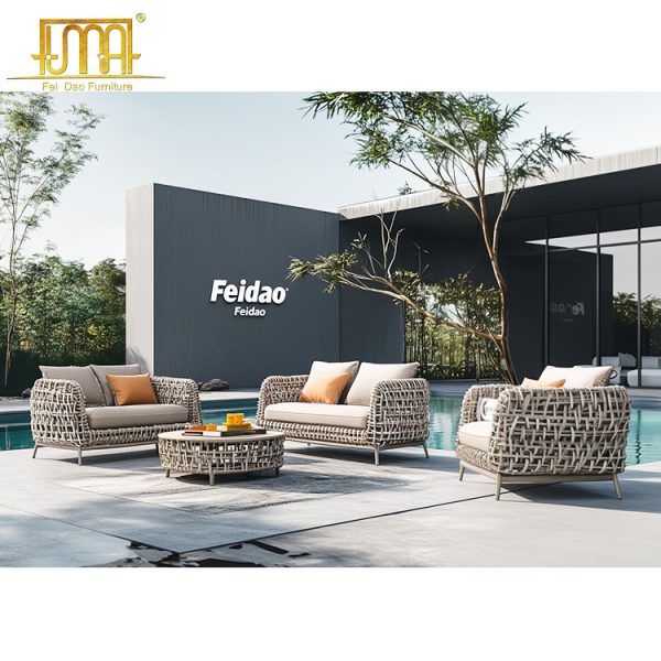 Wicker Outdoor Sectional Sofa