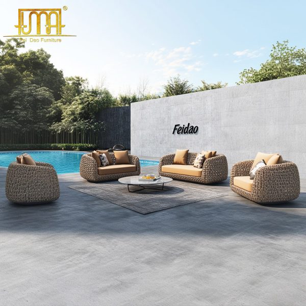 Rattan Garden Furniture Sofa Set