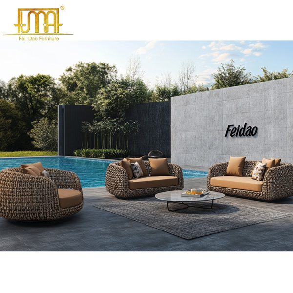 Rattan Garden Furniture Sofa Set