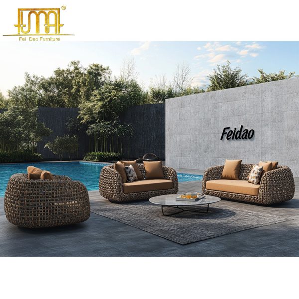 Rattan Garden Furniture Sofa Set