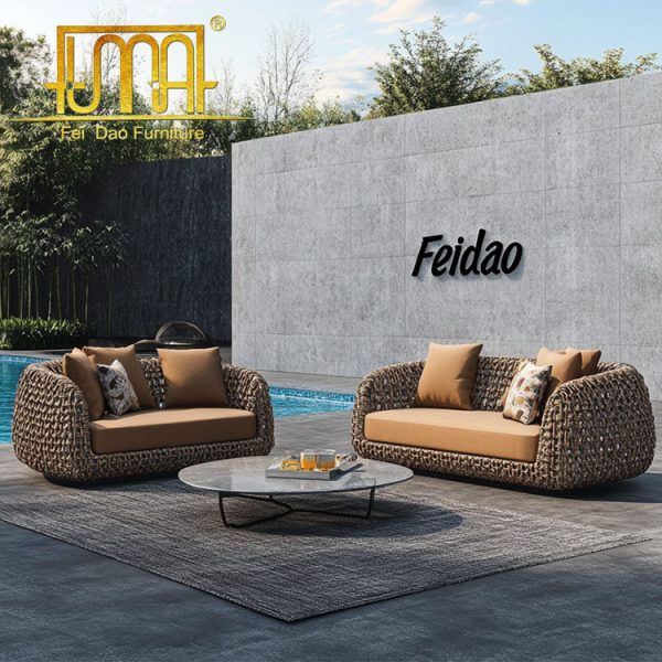 Rattan Garden Furniture Sofa Set