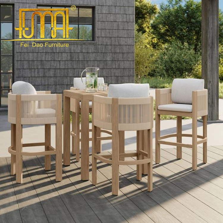 Take Entertaining Outside with an Outdoor Bar Set