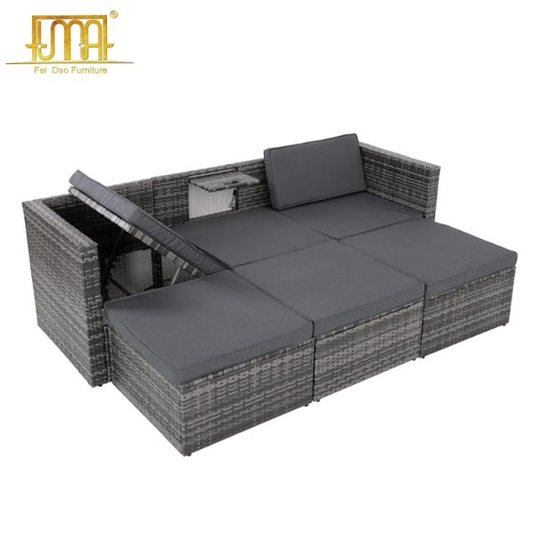 Rattan Couch Sofa