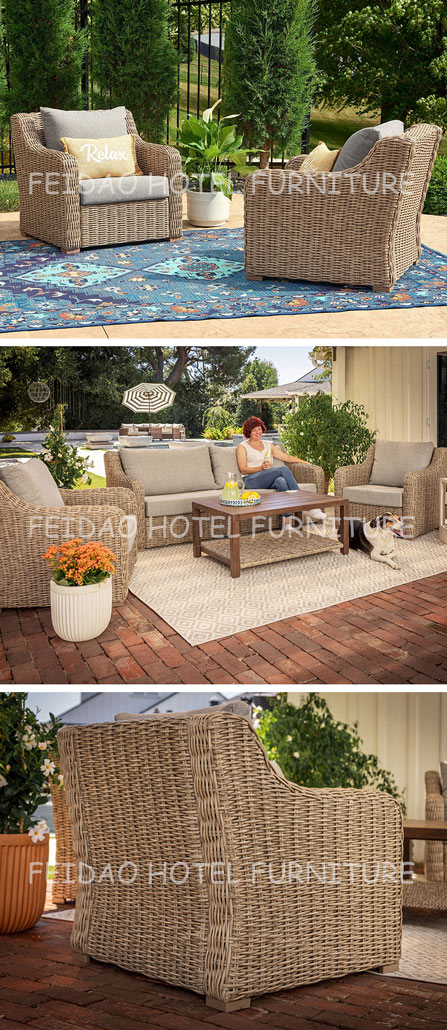 Wicker Patio Couch