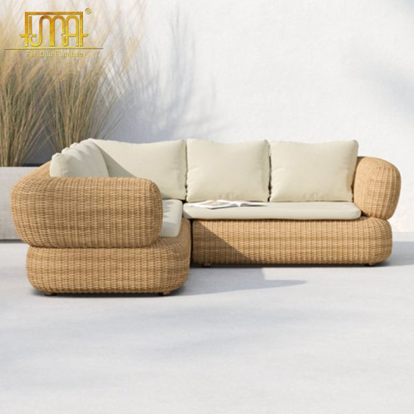 Outdoor Wicker Couch