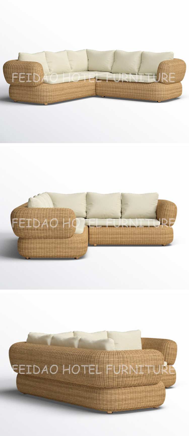 Outdoor Wicker Couch