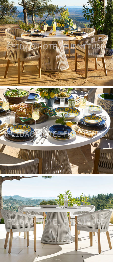 Outdoor Wood Dining Set