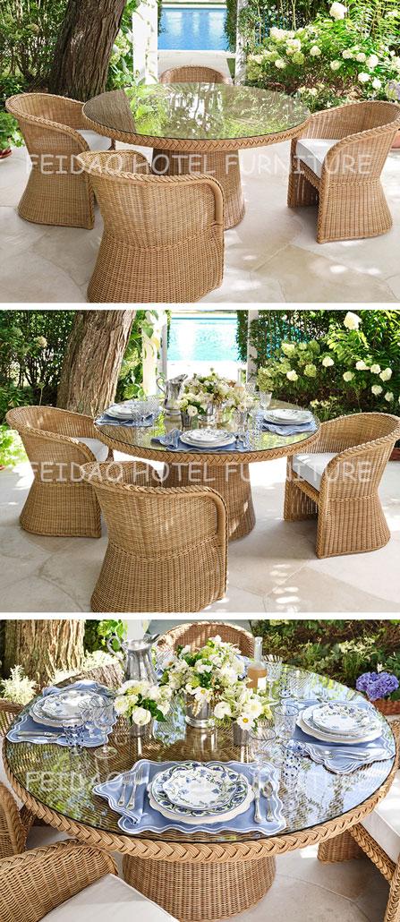 Resin Wicker Dining Set