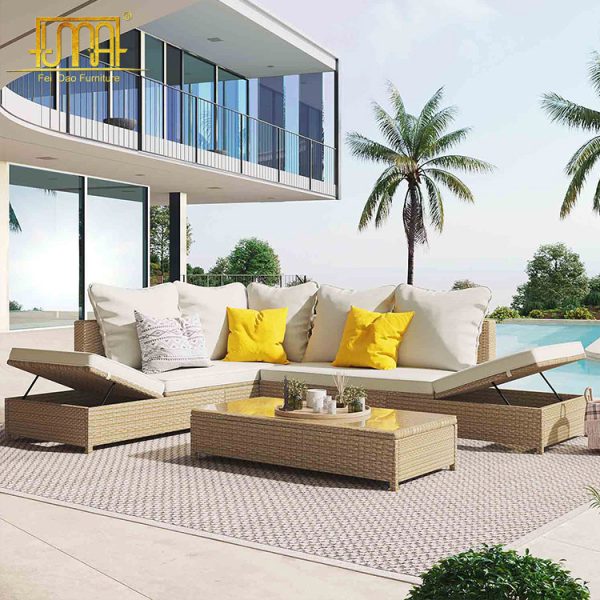 L Shape Outdoor Sectional