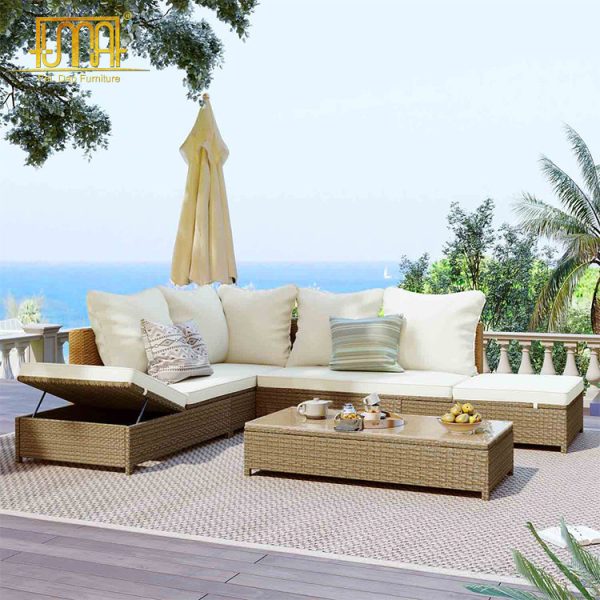 L Shape Outdoor Sectional