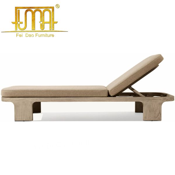 Teak Wood Chaise